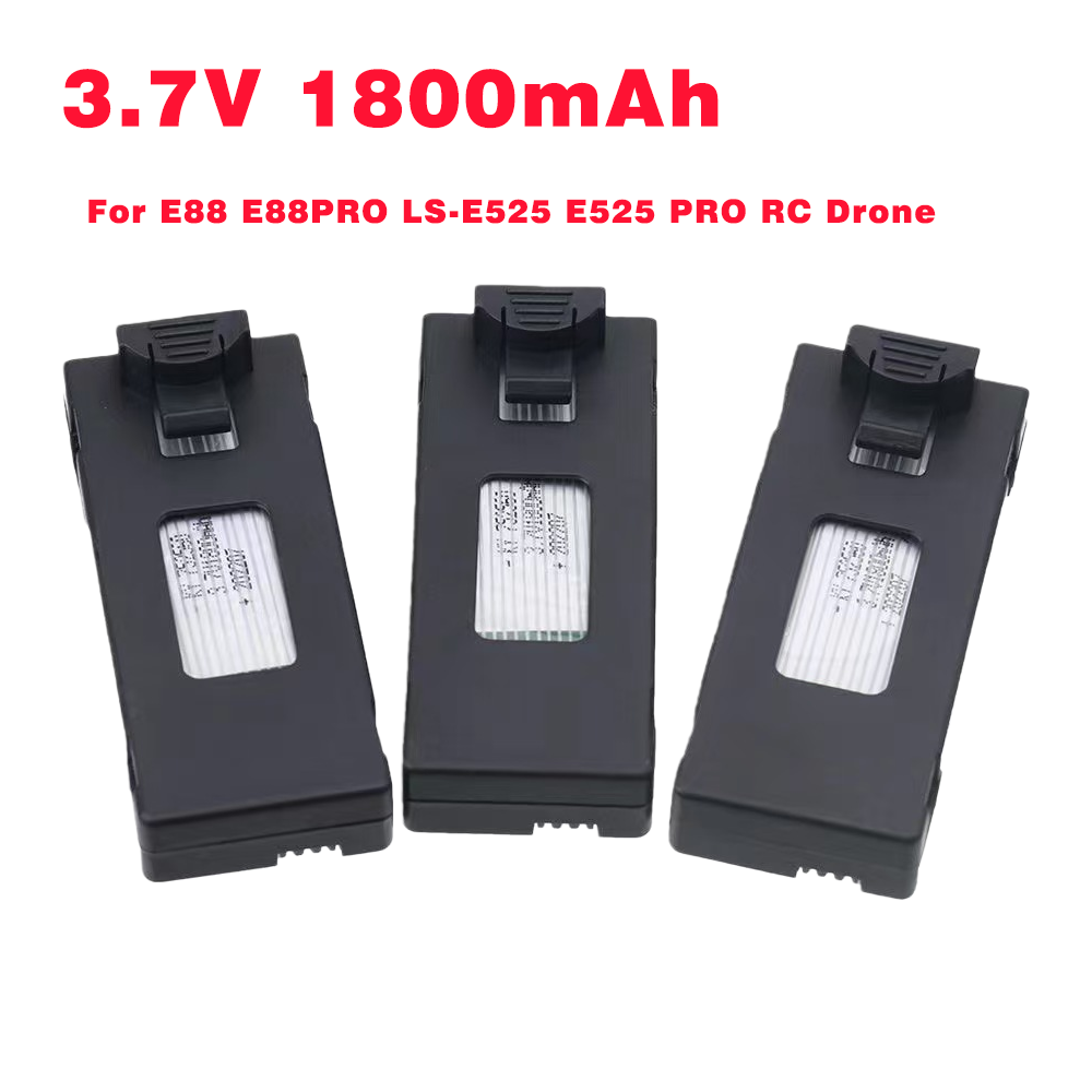 Rc Drone E88 - Batería de 3.7V 1800mAh para Dron