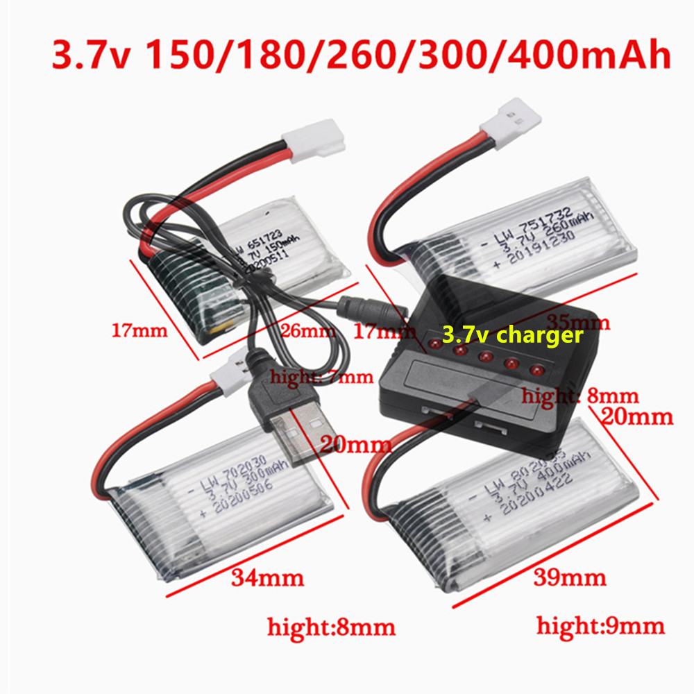 Drone F22 Rc - Batería lipo recargable de 3.7V para