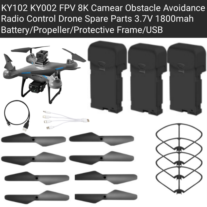 Drone Ky102 Rc - Batería para Dron KY102, Cámara 8K,