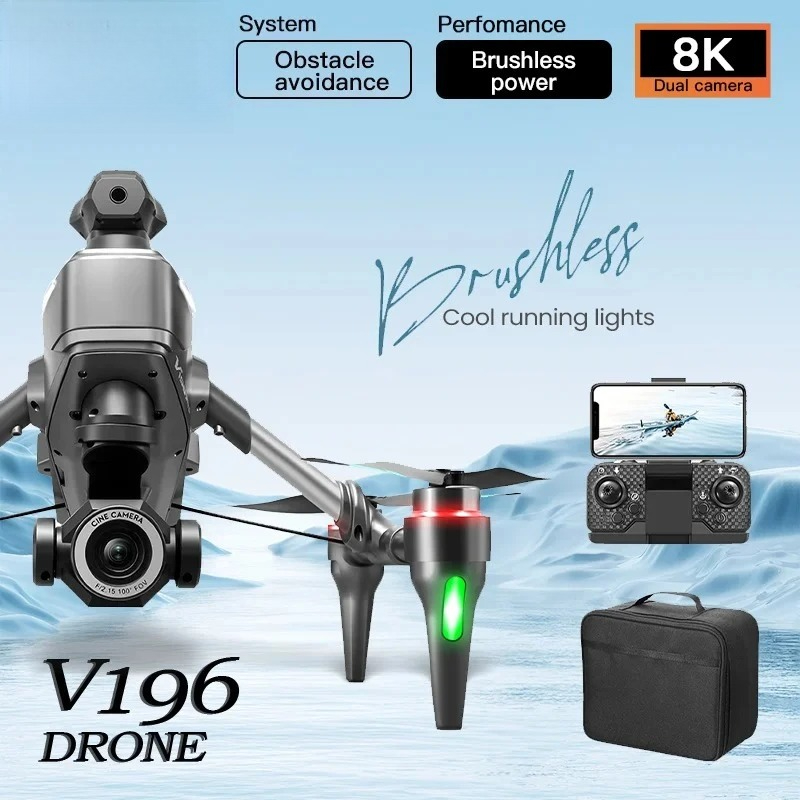 Drone V196 Rc - Dron Original V196 8K Profesional con