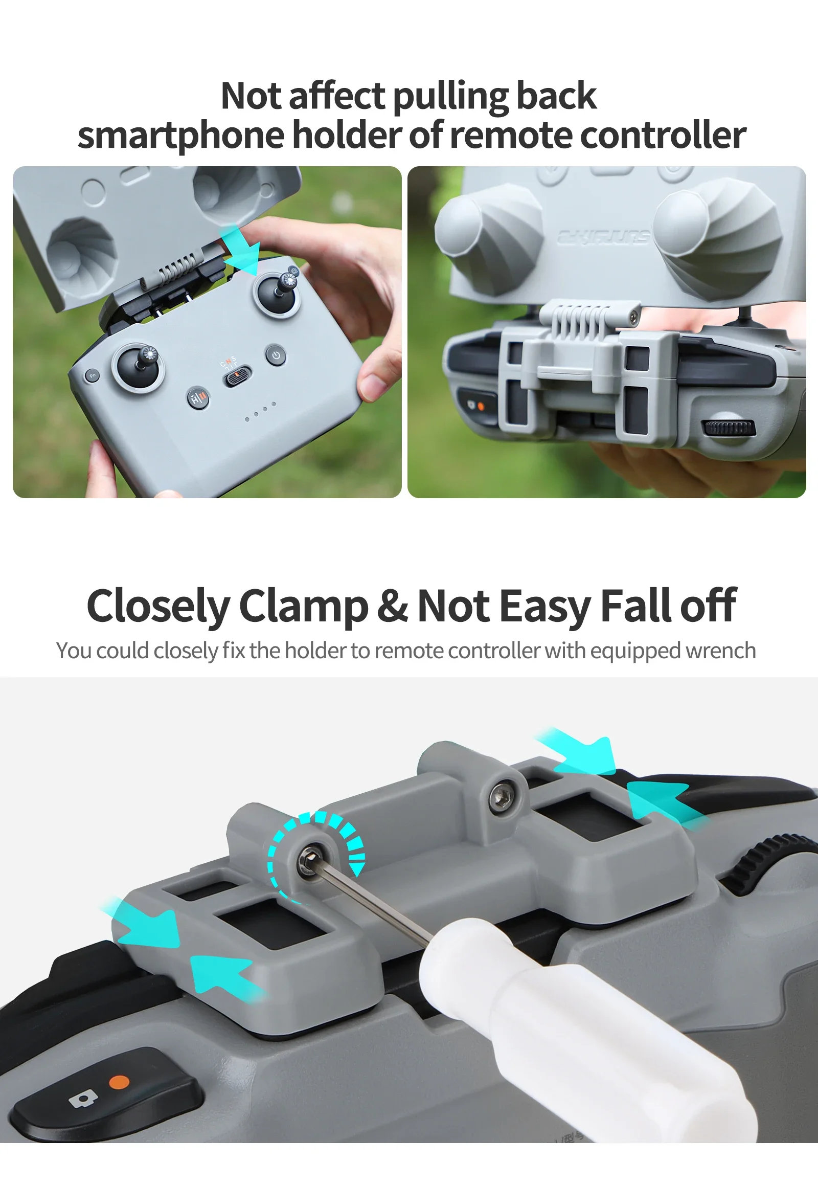 Protector de controlador 2 en  - Drone Dji Rc Pro reseña y precio
