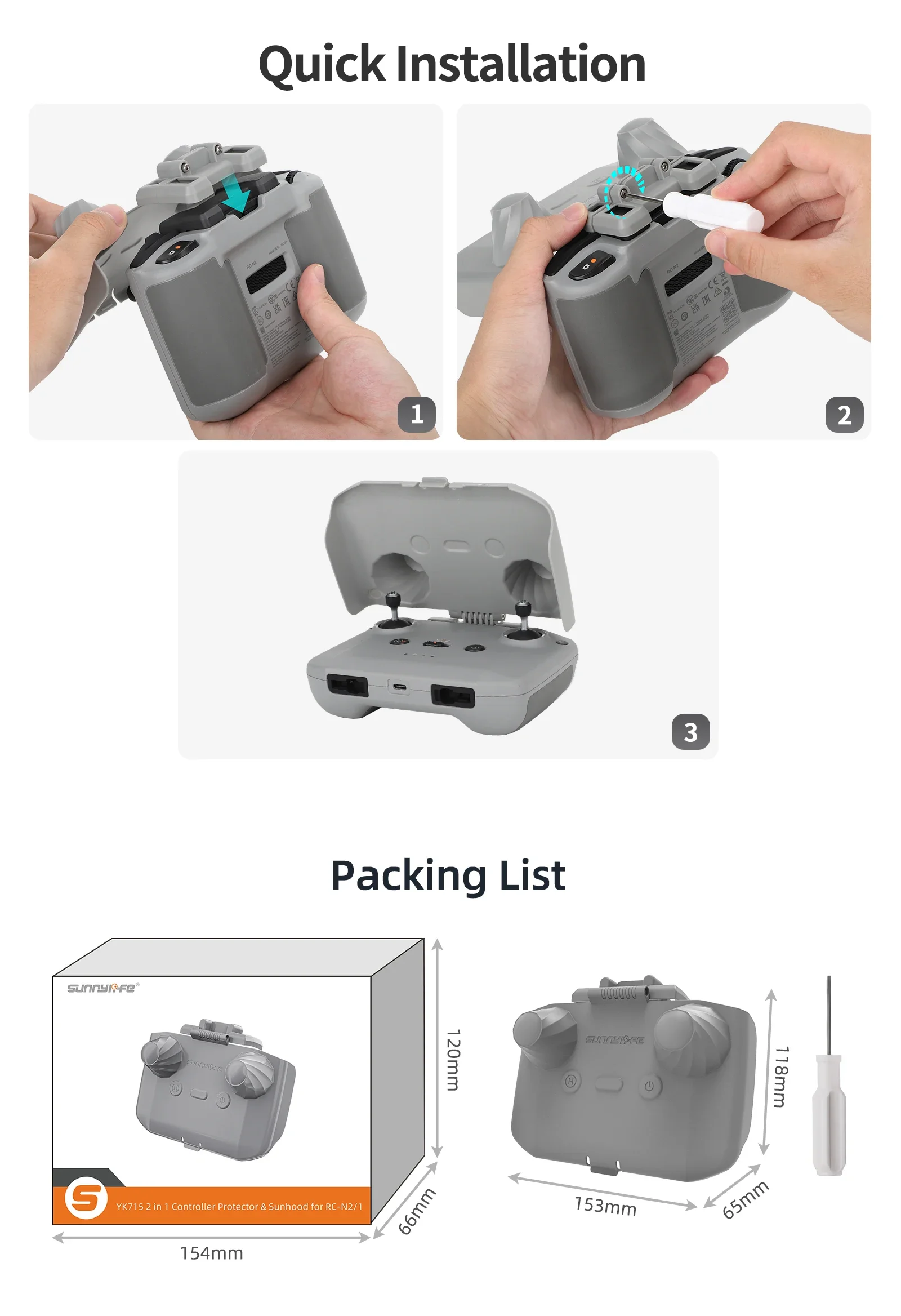 Protector de controlador 2 en  - Drone Dji Rc Pro reseña y precio