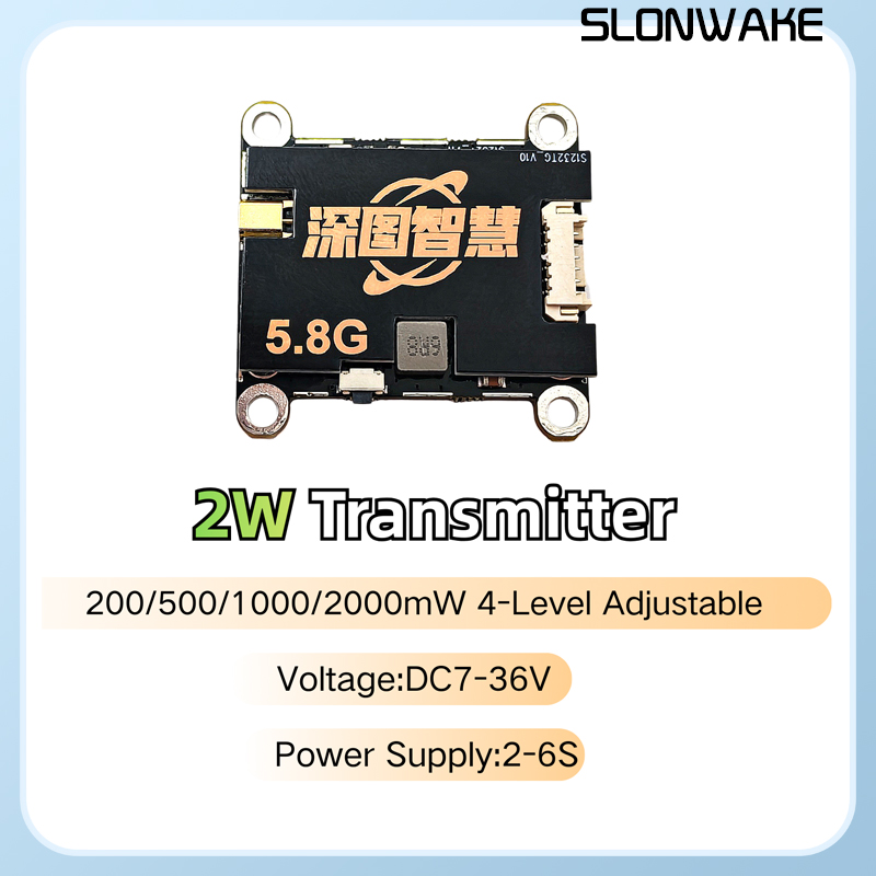 Transmisor VTX SLONWAKE 5.8G 5 - Quadcopter Frame reseña y precio