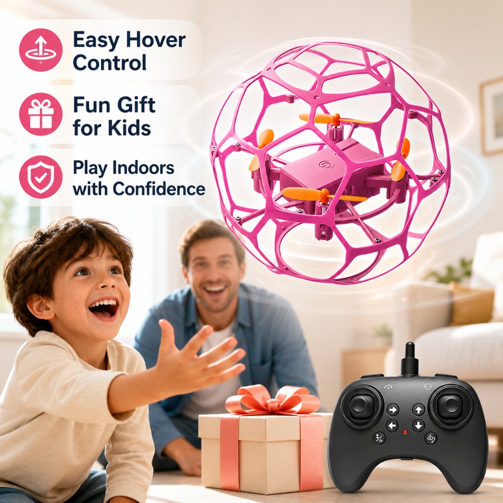 Dron RC con Forma de Balón de  - Drone Ball Rc reseña y precio