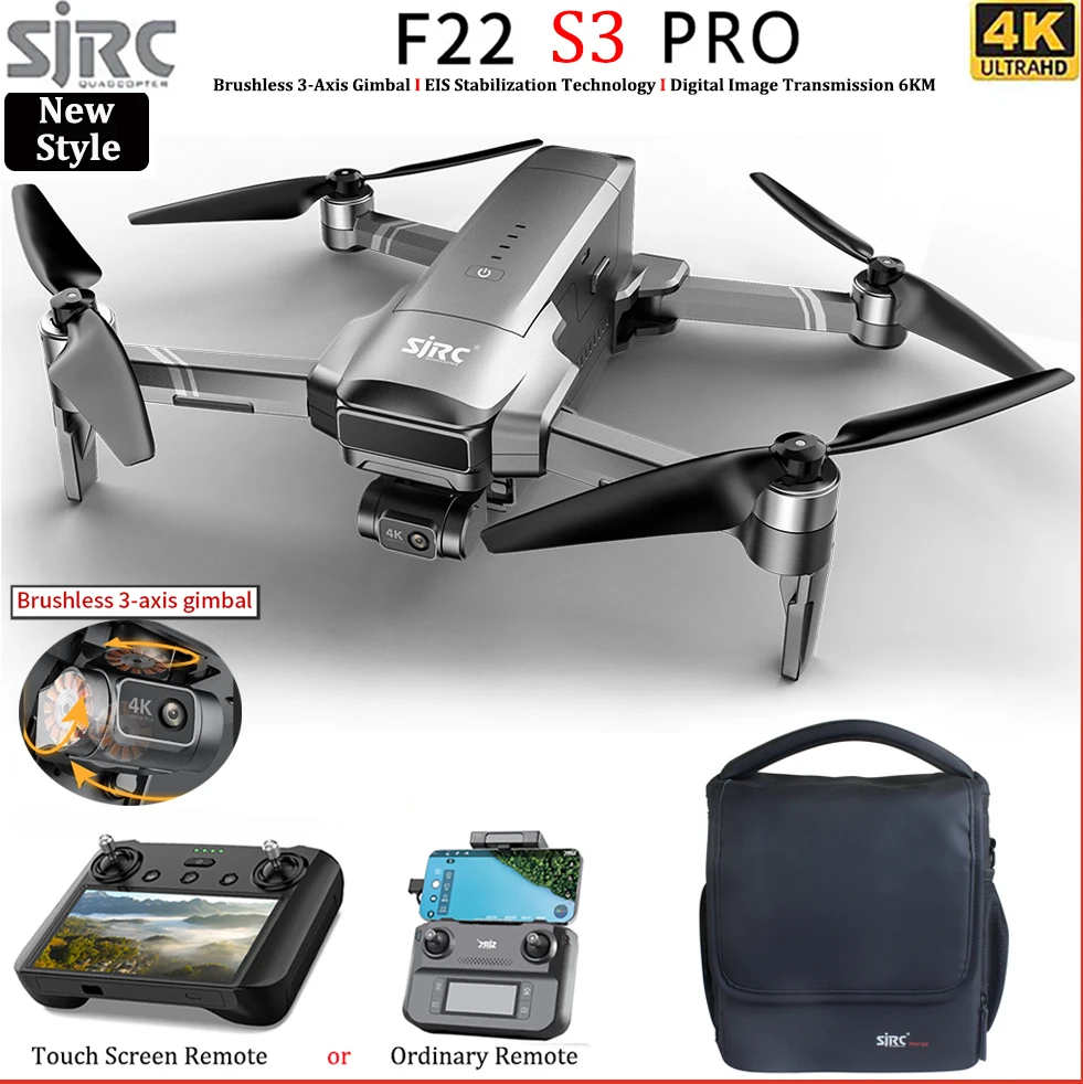 Dron SJRC F22 S3 PRO con Cámar - Drone F22 Rc reseña y precio