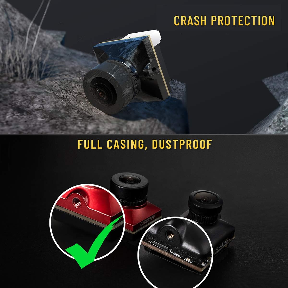 CADDX Cámara Micro FPV Ratel 2 - Drone Rc Camera reseña y precio