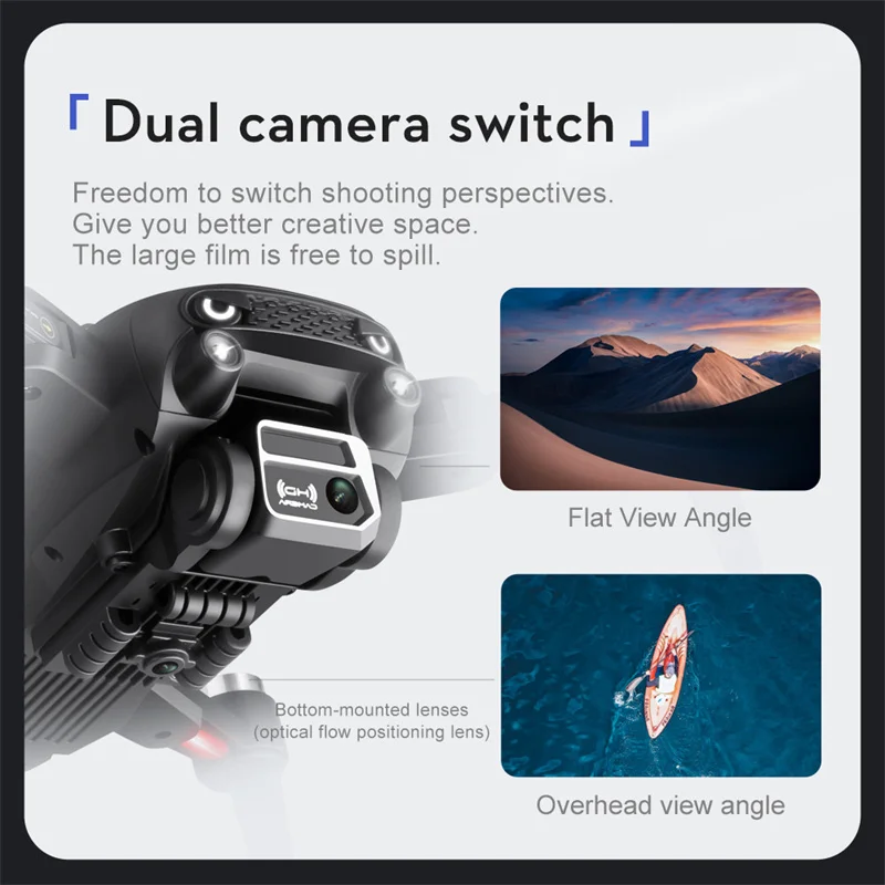 Dron Deportivo 8K sin Escobill - Drone Rc Fpv Manual reseña y precio