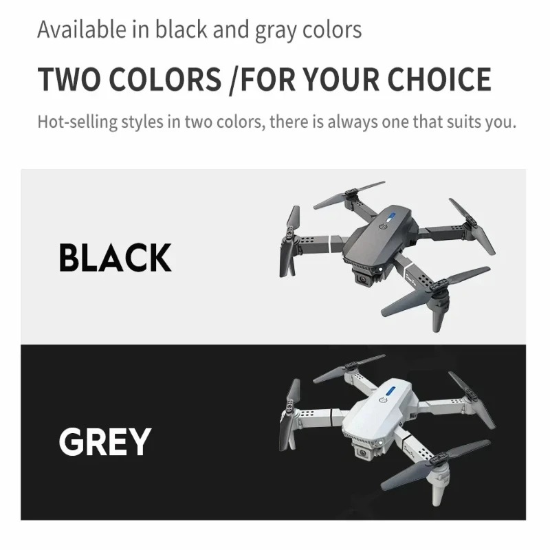 Mini Dron E88 con Cámara 4K HD - Rc Drone E88 reseña y precio