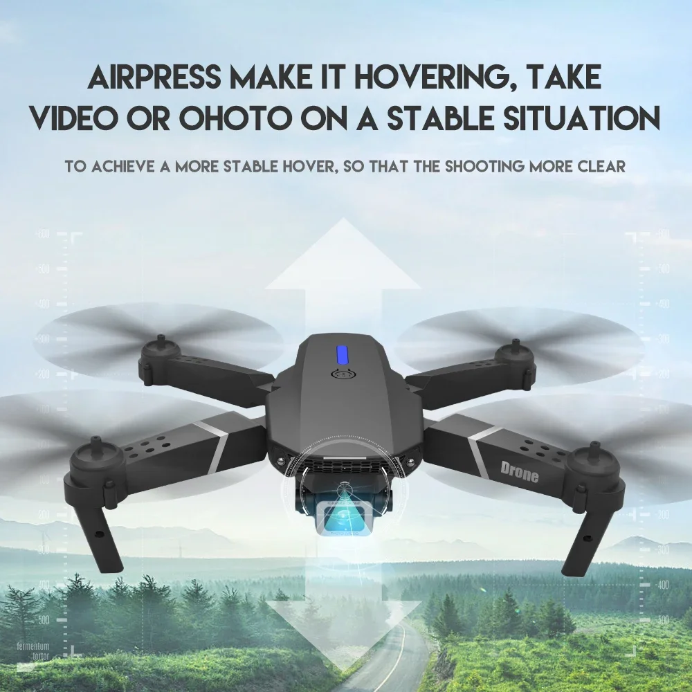 Dron profesional E88 4K gran a - Drone Rc Camera reseña y precio