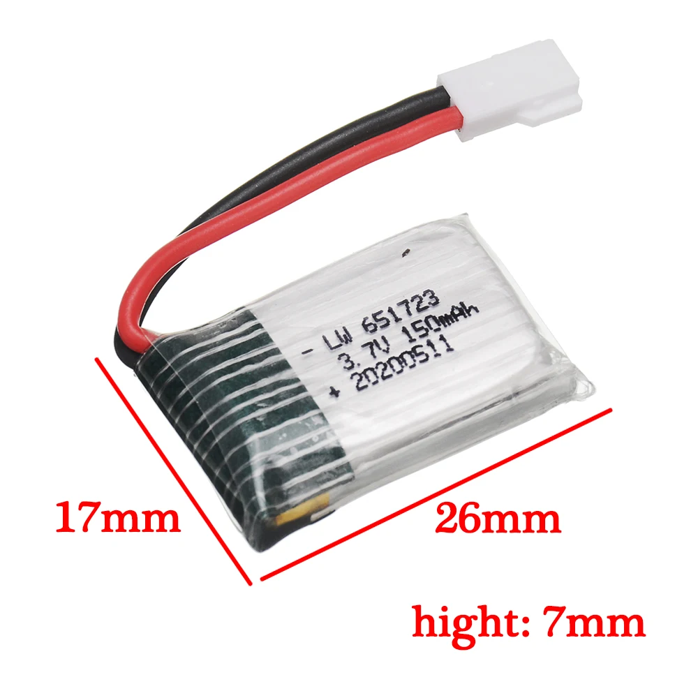 Batería lipo recargable de 3.7 - Drone F22 Rc reseña y precio