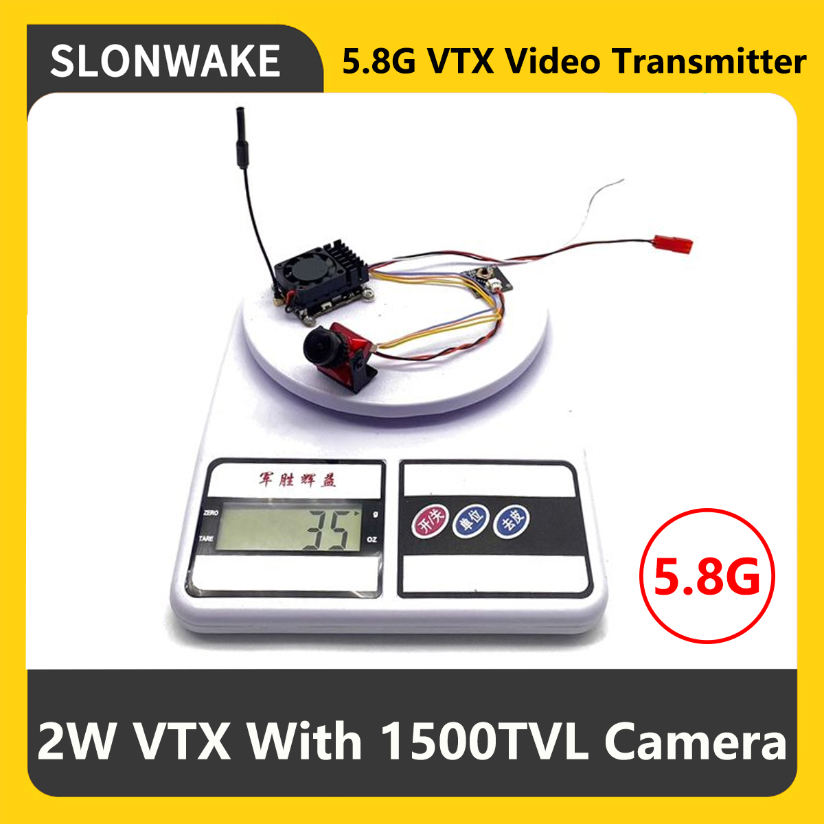 Transmisor FPV VTX SLONWAKE 5. - Drone Rc Camera reseña y precio