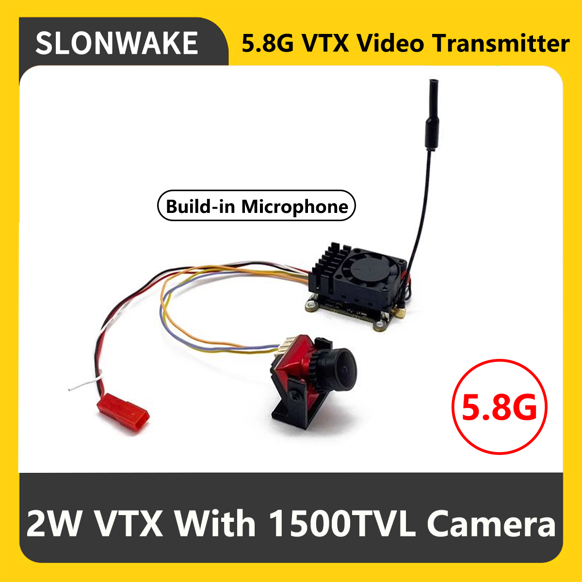 Transmisor FPV VTX SLONWAKE 5. - Drone Rc Camera reseña y precio