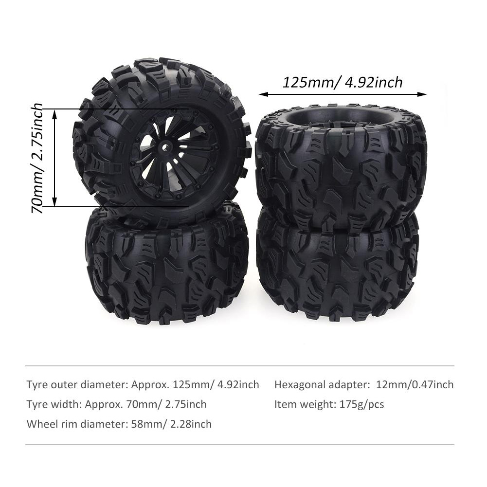 ZD Racing-neumático de camión  - Rc Rock Crawler reseña y precio