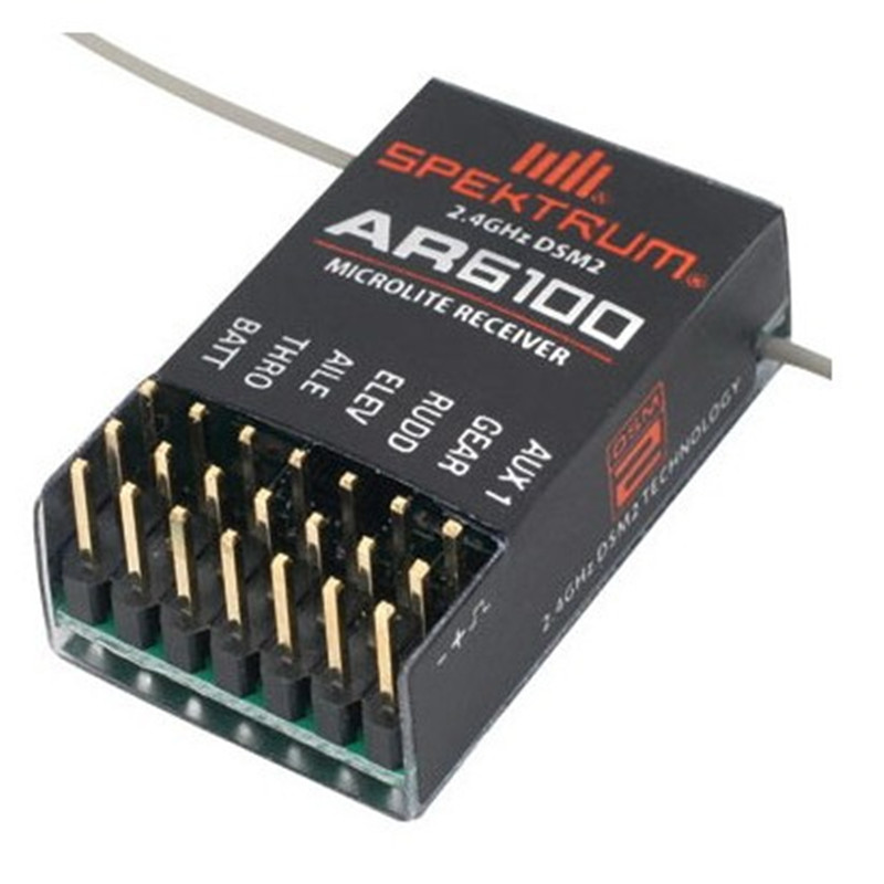 Receptor AR6100 DSM2 6CH 2,4 G - Drone Helicopter Rc reseña y precio