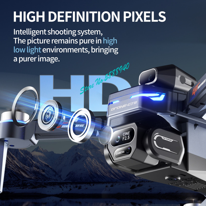 Dron RC con tres cámaras, WIFI - Drone Rc Fpv Manual reseña y precio
