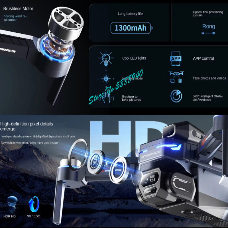 Dron RC con tres cámaras, WIFI - Drone Rc Fpv Manual reseña y precio