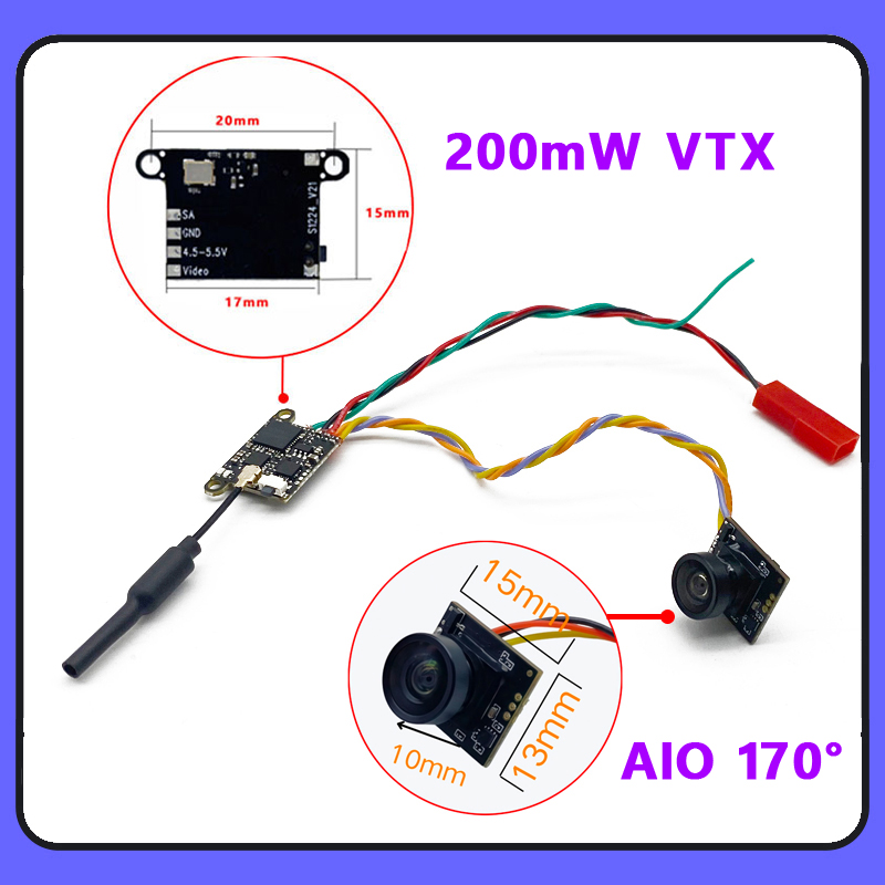 SLONWAKE 5,8G 1200TVL cámara F - Drone Rc Camera reseña y precio