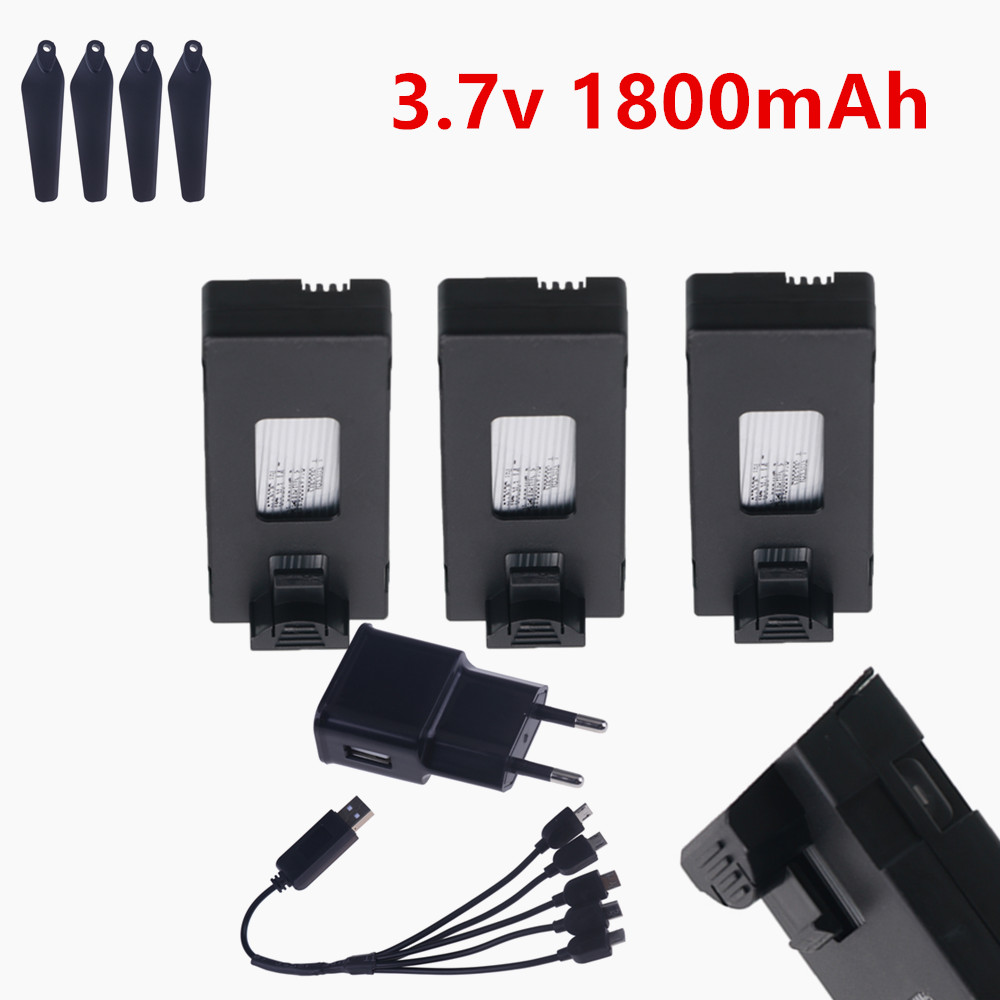 Batería Lipo recargable de 3,7 - Rc Drone E88 reseña y precio