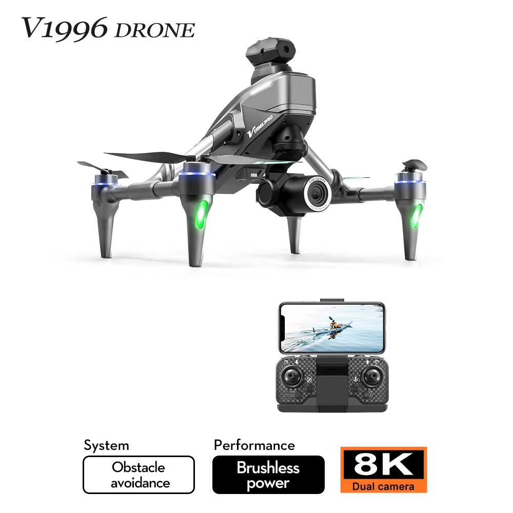 Nuevo Dron V196 2024, 8K Profe - Drone V196 Rc reseña y precio