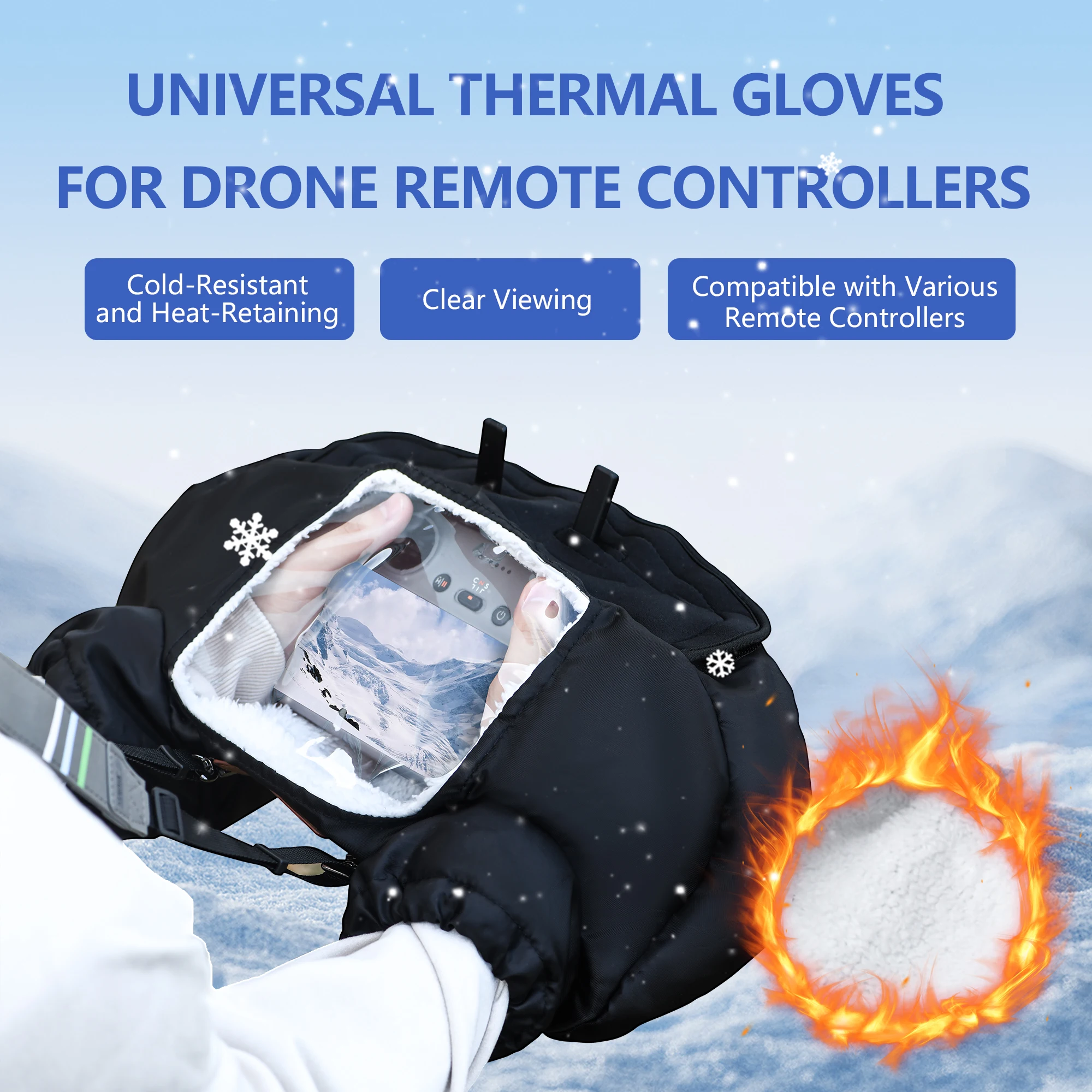 Guantes Cálidos de Invierno pa - Drone Dji Rc Pro reseña y precio